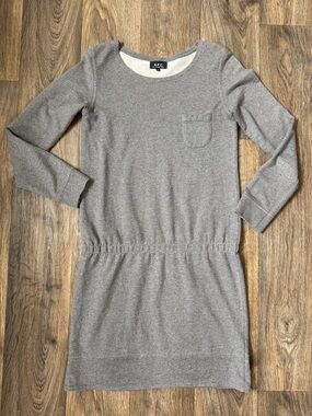 apc t shirt dress Crew Neck Mini Dress